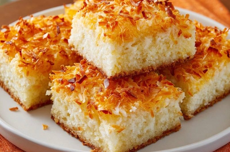 Kokos-Makronen-Kuchen