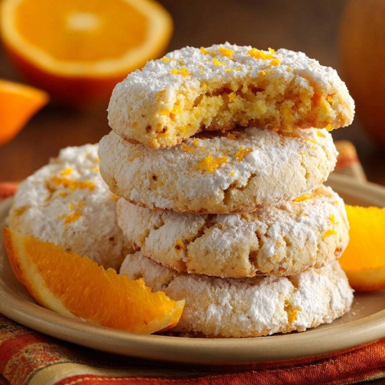 Orangen-Schneekekse: Mürbe ohne Zerbröseln