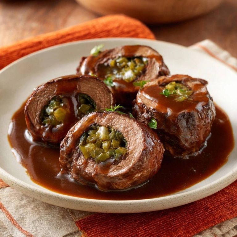 Paprika-Rindfleischrouladen: Saftig & zart – Rezept