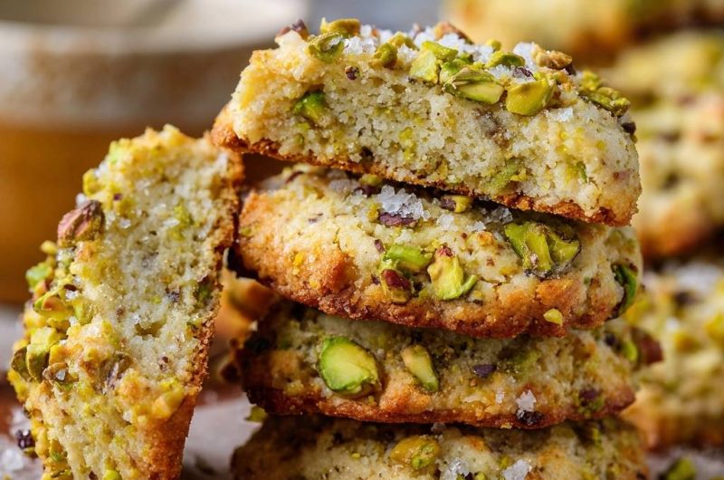 Pistazien-Meersalz-Cookies