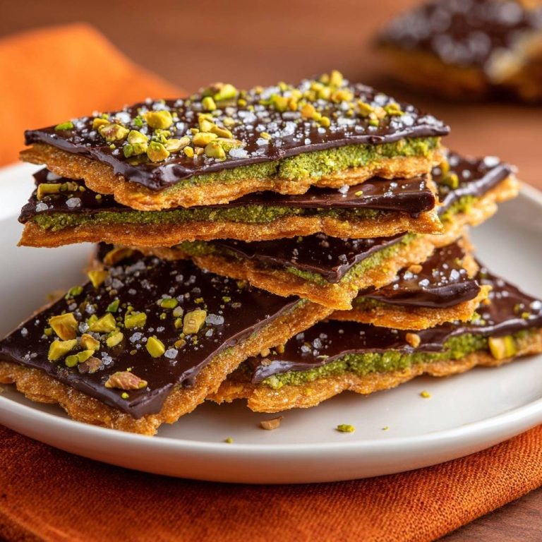 Pistazien-Schokoladen-Florentiner (Nie wieder zähe Florentiner!)