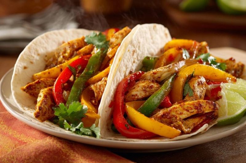Saftige Hähnchen-Fajitas