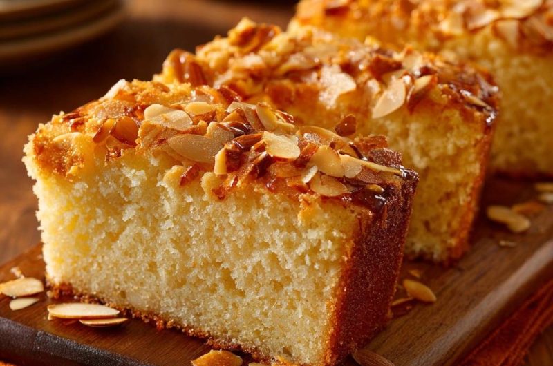 Saftiger Mandel-Rührkuchen