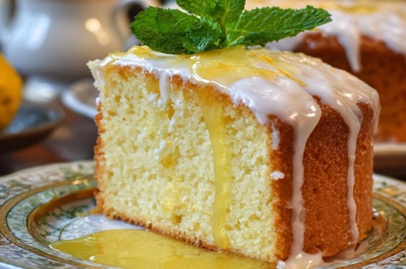 Saftiger Zitronen-Gugelhupf mit Lemon Curd