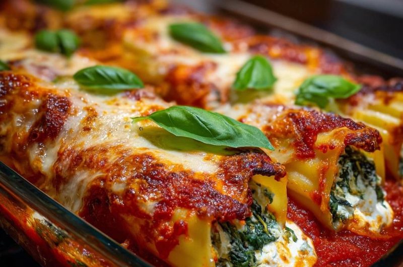 Spinat-Ricotta-Cannelloni