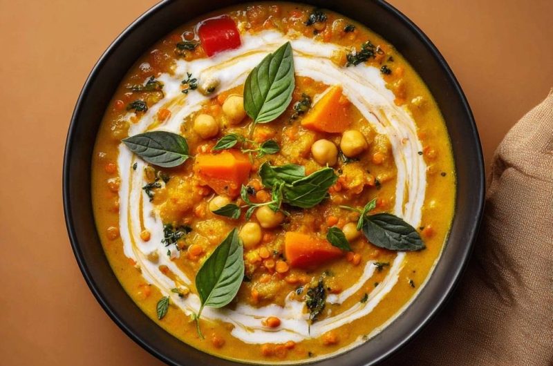 Kürbis-Kichererbsen-Curry