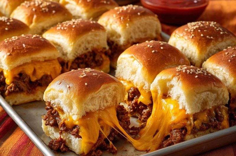 Käse-Hackfleisch-Slider