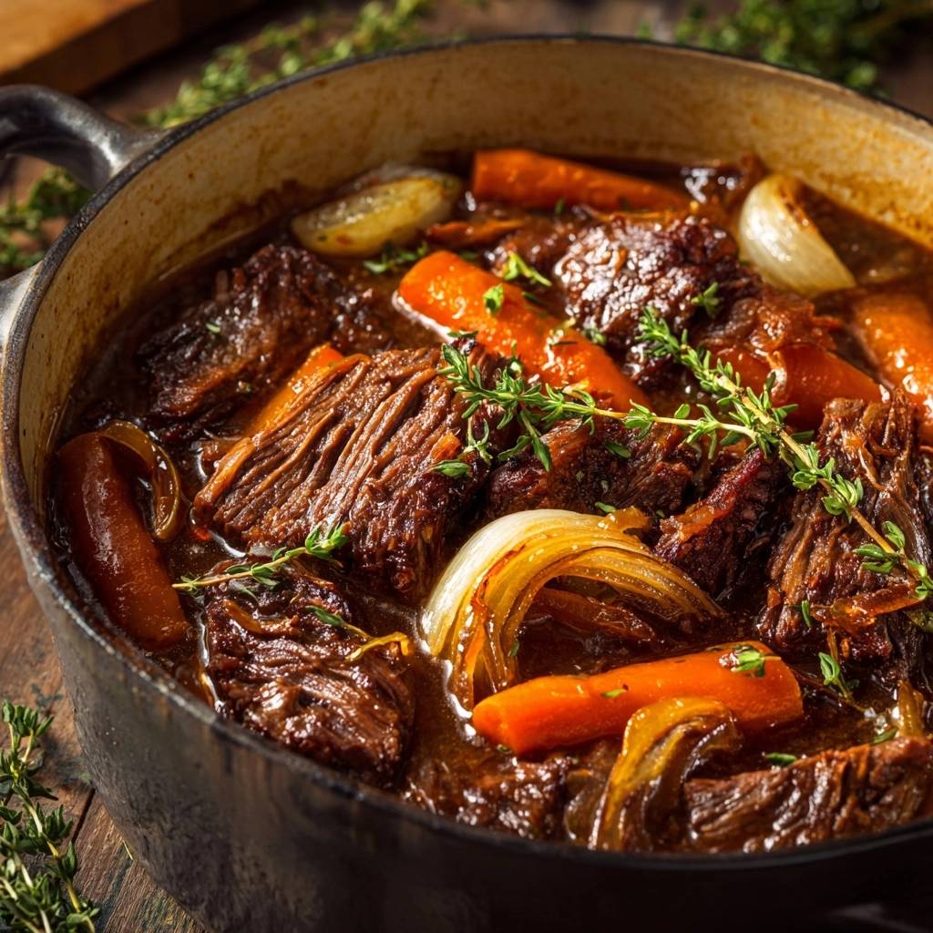 Zartes Rinderschmorgericht
