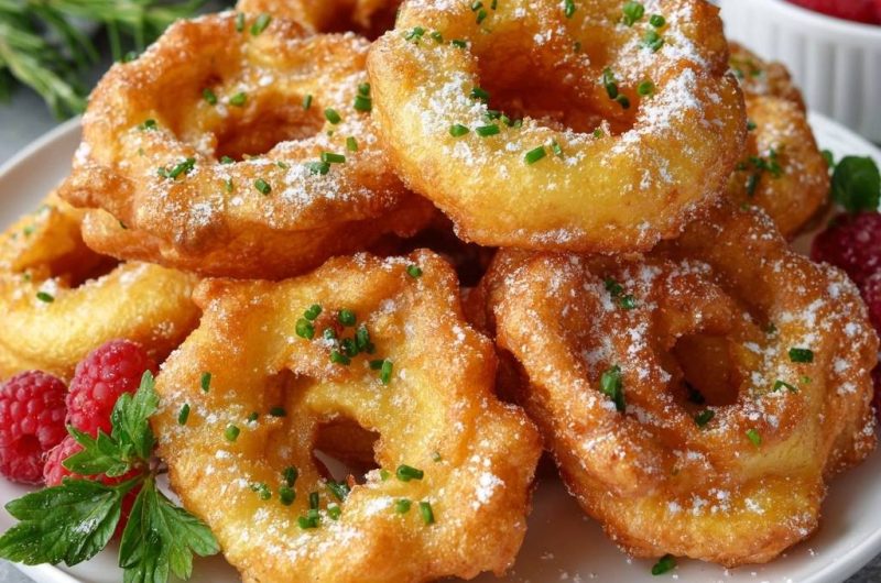 Goldbraune Apfelküchle