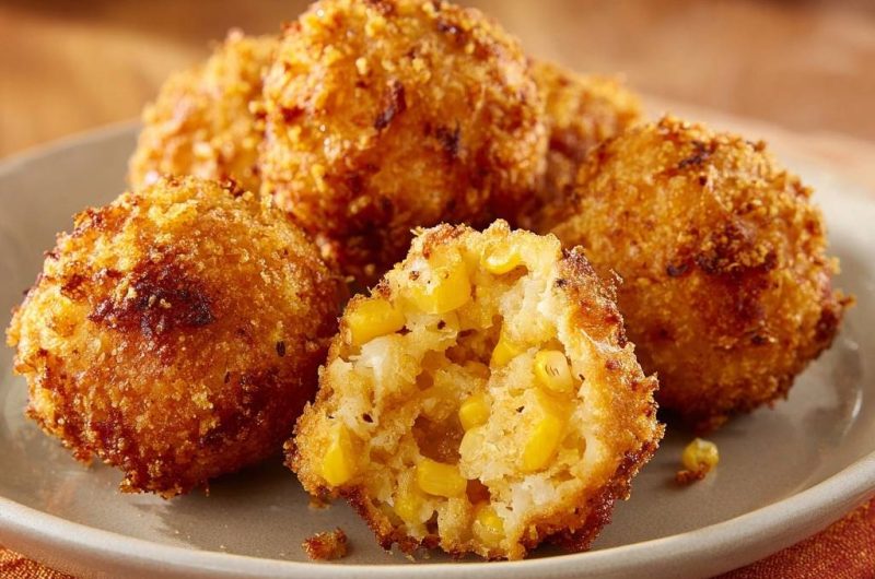 Goldene Mais-Kroketten