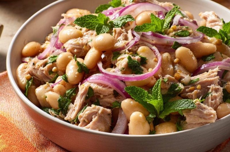Mediterraner Thunfisch-Bohnen-Salat