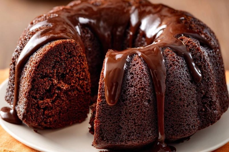 Saftiger Schokoladen-Gugelhupf
