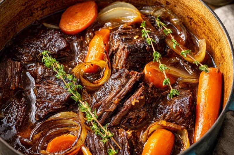 Zartes Rinderschmorgericht