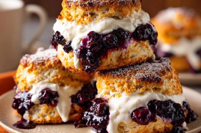 Blaubeer-Scones