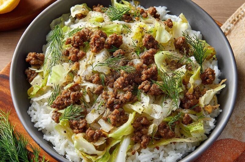 Kohl-Hackfleisch-Pfanne