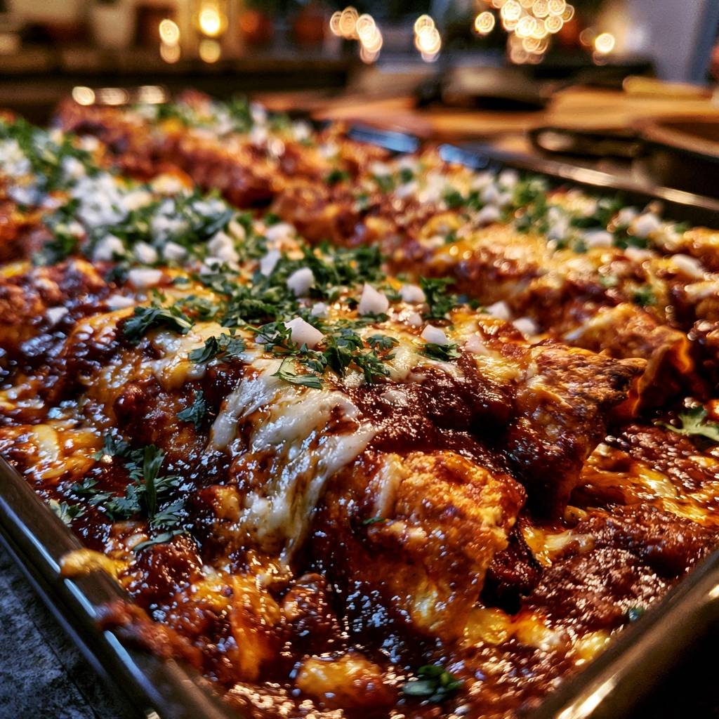 Herzhafte Rinder-Enchiladas