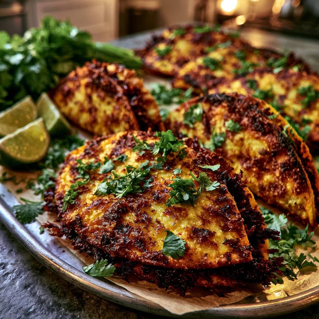 Knusprige Birria-Style Rindfleisch Tacos