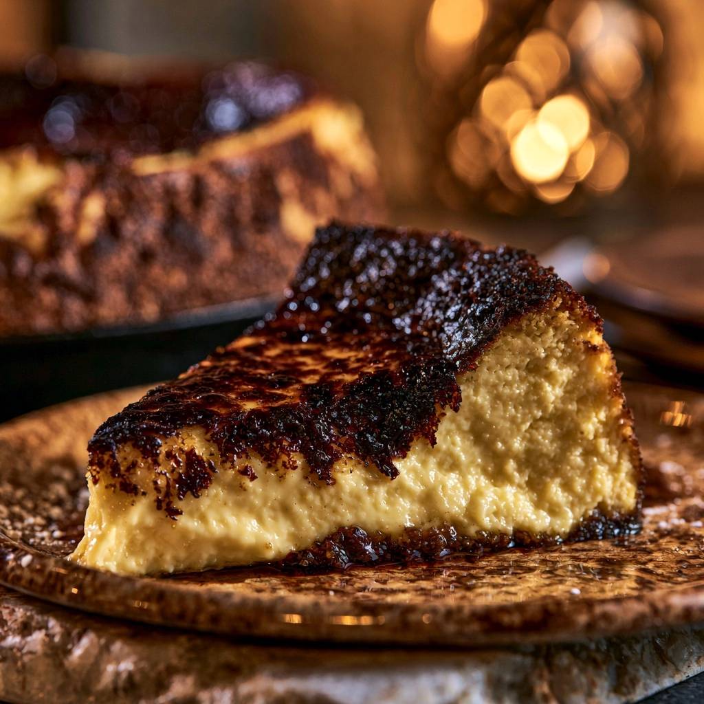 Cremiger San Sebastian Cheesecake