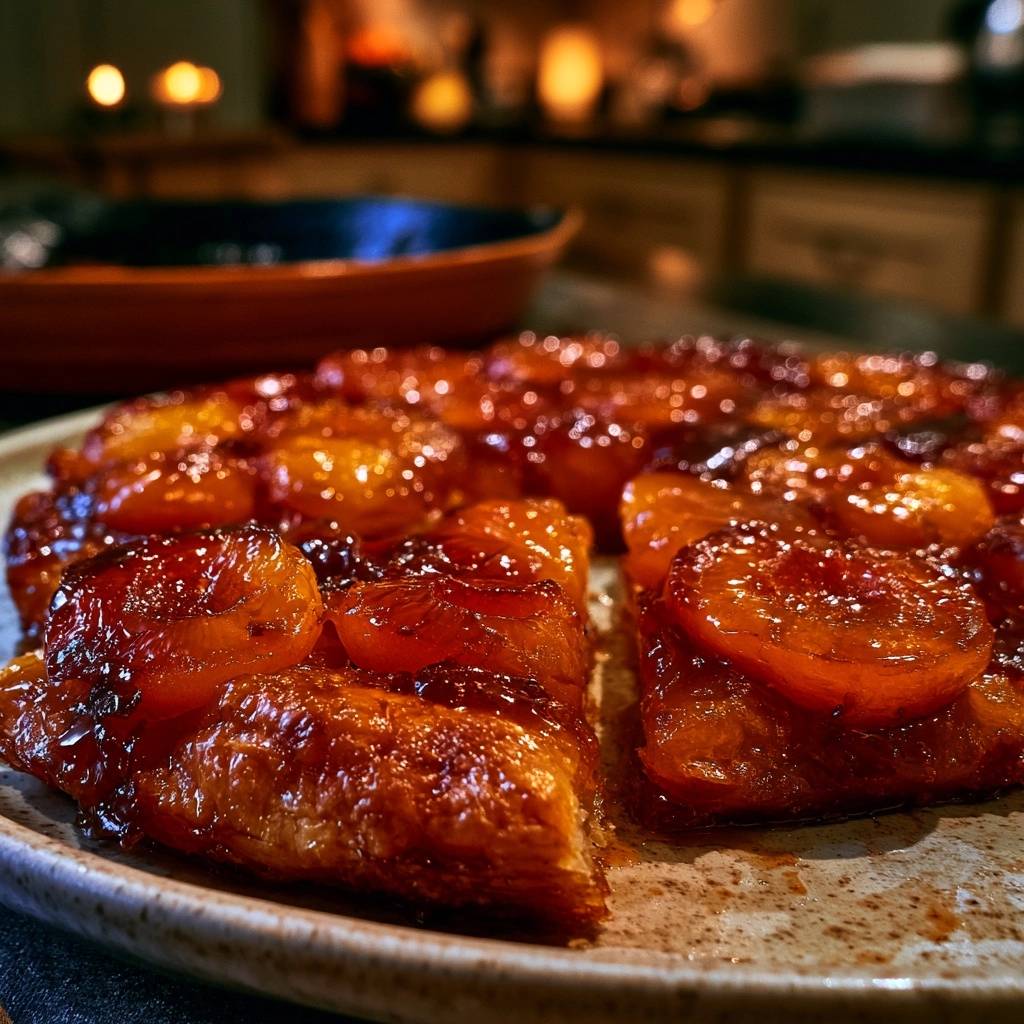 Klassische Tarte Tatin mit Aprikosen (Der Anti-Matsche-Boden)
