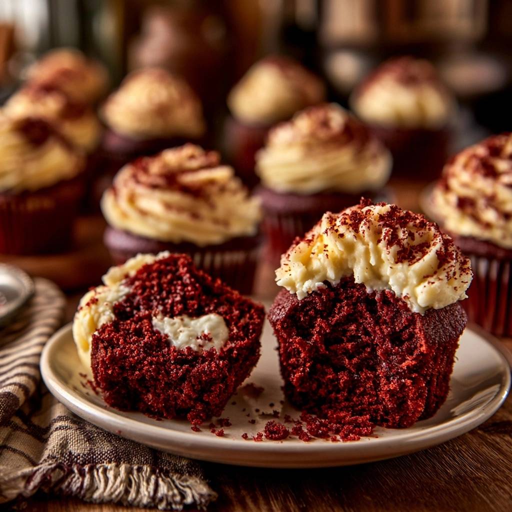 Saftige Red Velvet Cupcakes