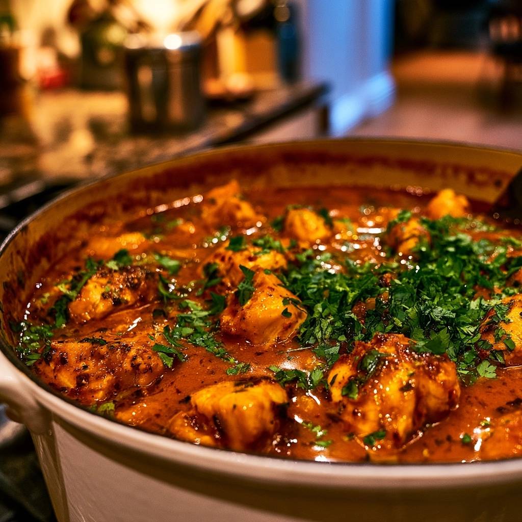 Mediterrane Fischpfanne in Tomaten-Kräuter-Sauce