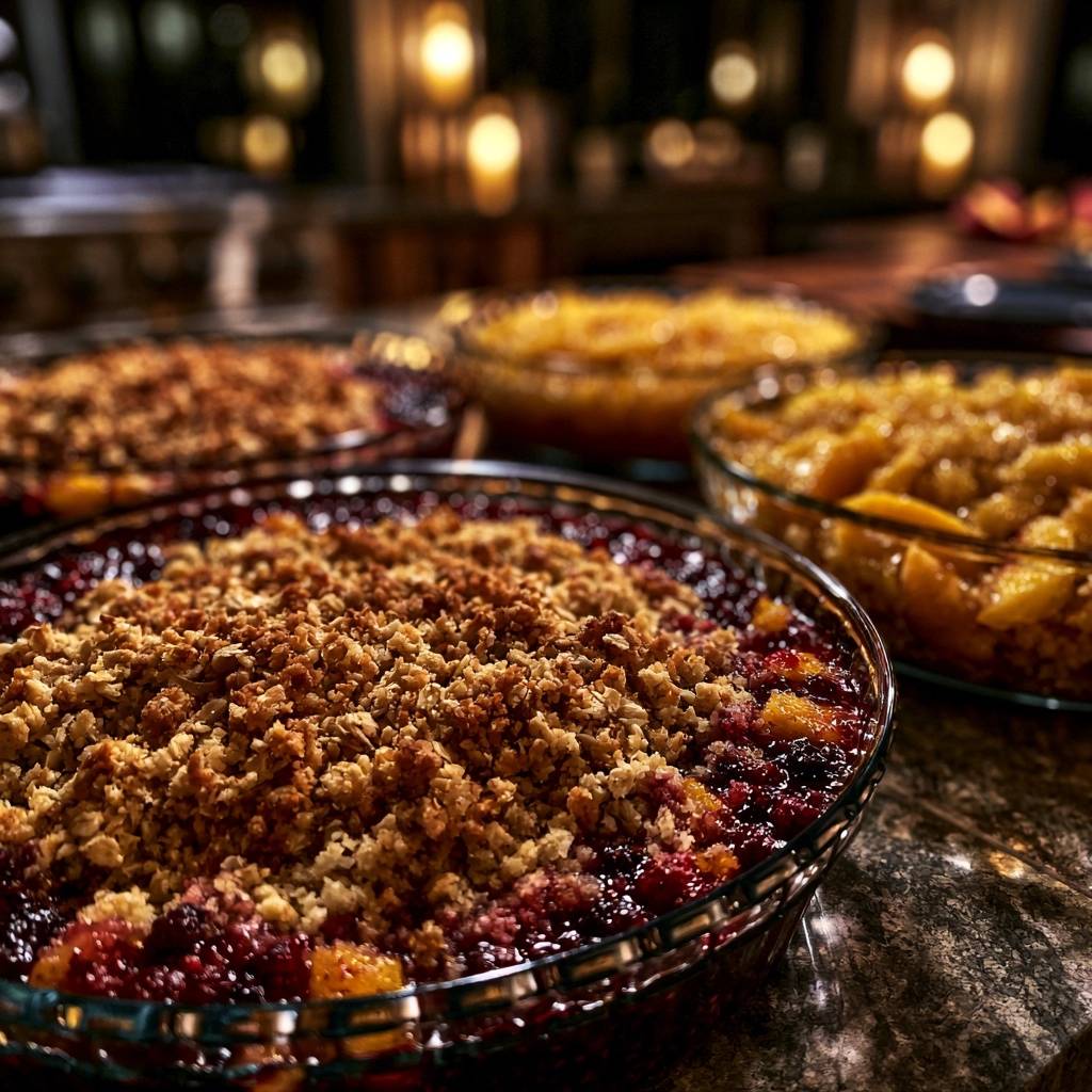 Fruchtiger Beeren-Crumble