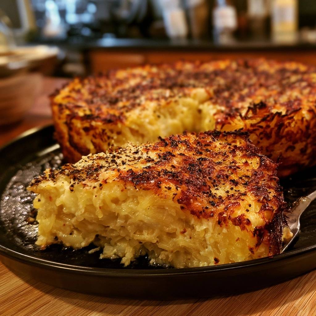 Goldbrauner Kartoffel-Rösti-Auflauf