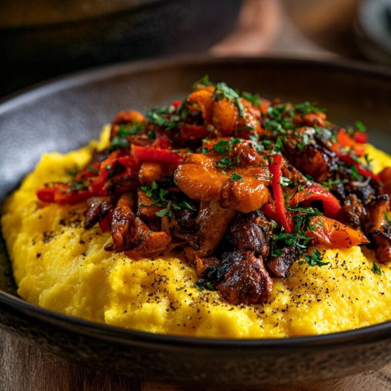 Cremige Polenta mit gebratenen Waldpilzen: Das Geheimnis
