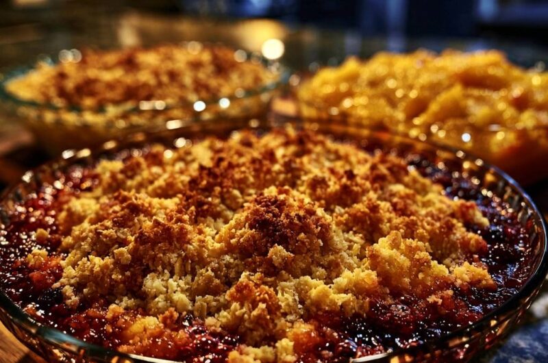 Fruchtiger Beeren-Crumble