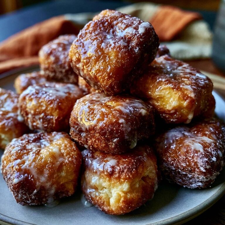 Goldbraune Zimt-Zucker-Bites: Außen knusprig, innen fluffig