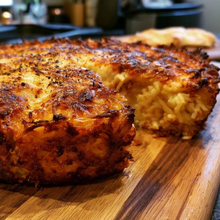 Goldbrauner Kartoffel-Rösti-Auflauf: Außen knusprig, innen cremig