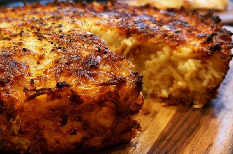 Goldbrauner Kartoffel-Rösti-Auflauf
