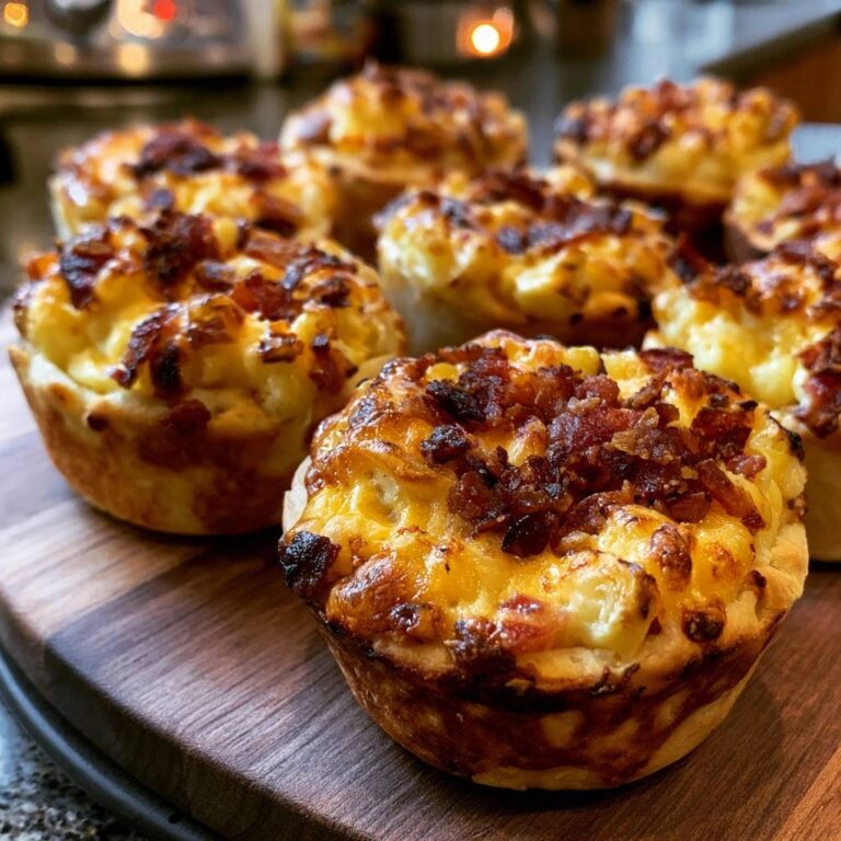 Herzhafte Mac und Cheese Bacon Muffins: Das Knusper-Rezept