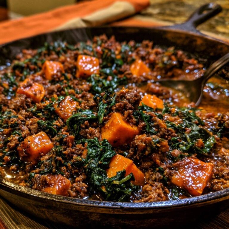 Herzhafte Süßkartoffel-Hackfleisch-Pfanne: Das 40-Min-Rezept