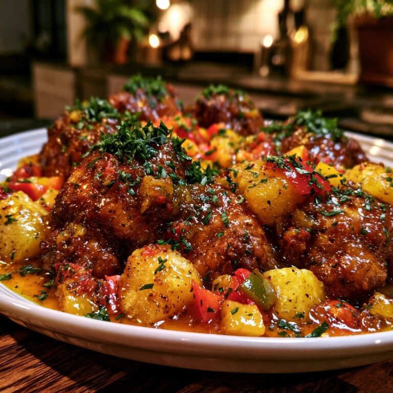Herzhaftes Paprika-Hähnchen mit Goldkartoffeln