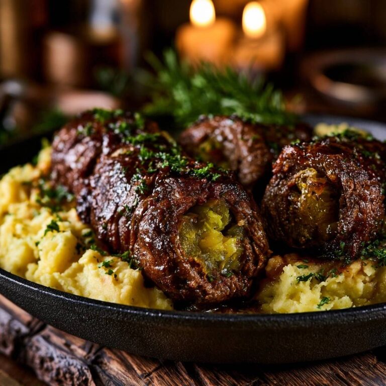 Klassische Rinderrouladen auf Kartoffelstampf: Rezept-Guide