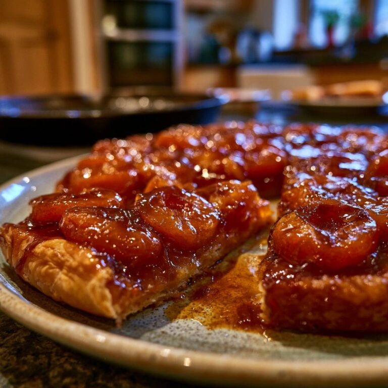 Klassische Tarte Tatin mit Aprikosen (Anti-Matsche-Boden)