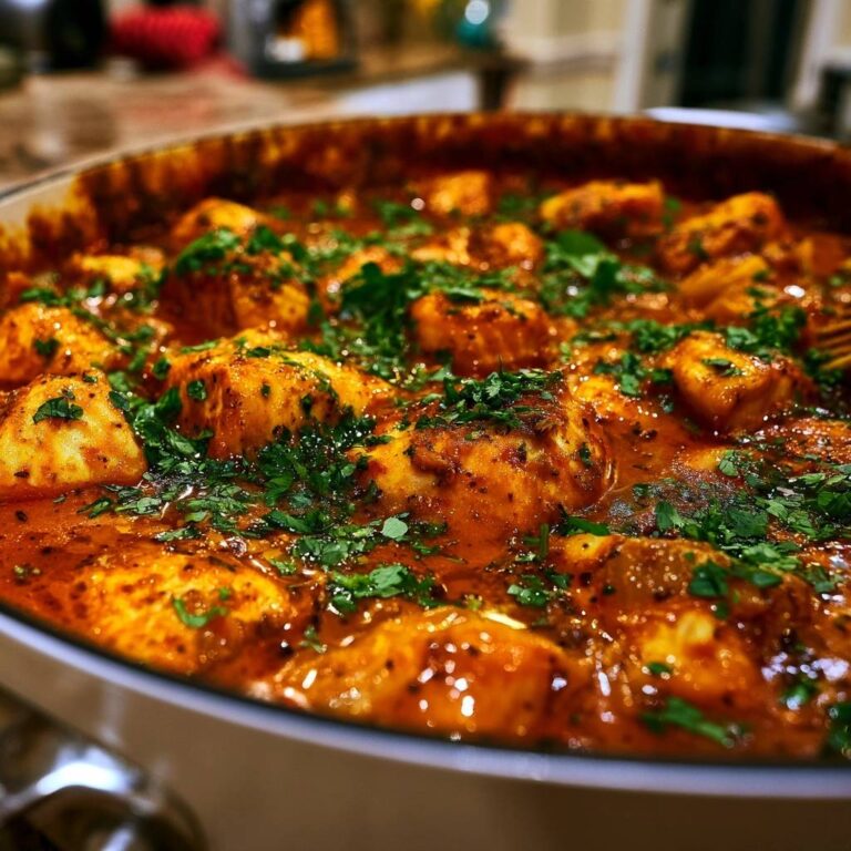 Mediterrane Fischpfanne in Tomaten-Kräuter-Sauce