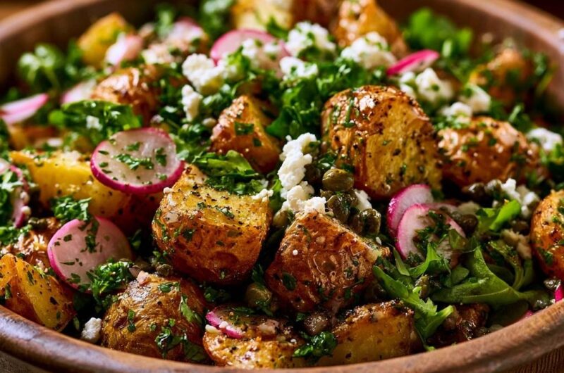 Mediterraner Röstkartoffelsalat