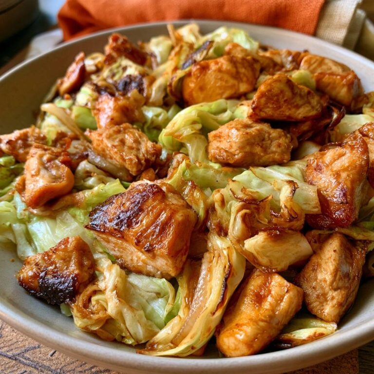 Asiatische Hähnchen-Spitzkohl-Pfanne