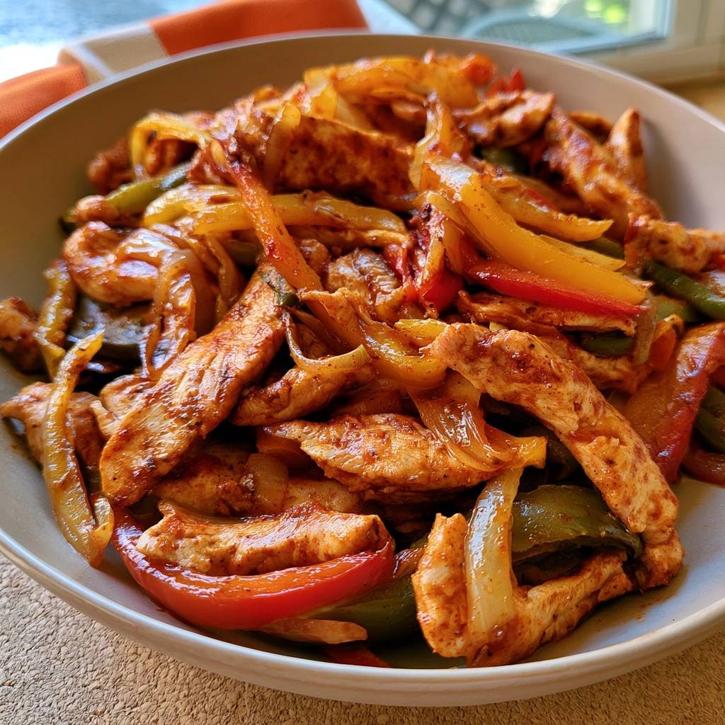 Low Carb Hähnchen-Fajita-Pfanne