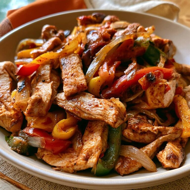 Low Carb Hähnchen-Fajita-Pfanne